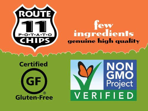 Route 11 Potato Chips : Lightly Salted (4 bags (6 oz each))
