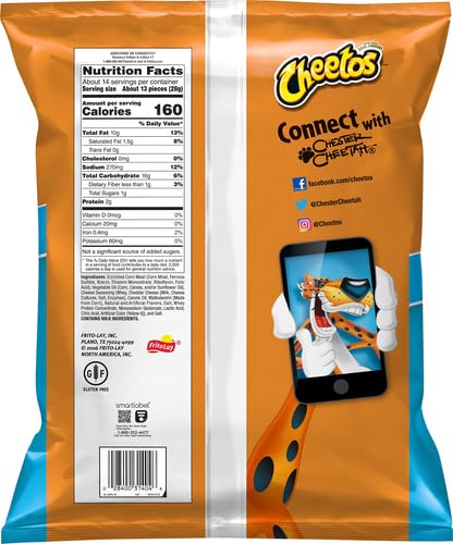 Cheetos Puffs Cheese Flavored Snacks, Party Size!, 13.5 Ounce