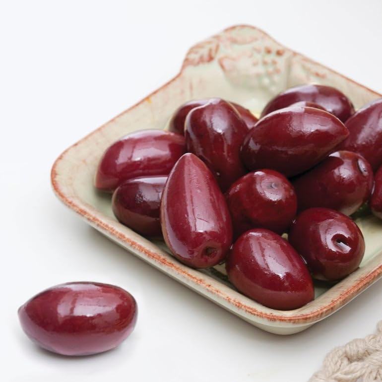 Divina Organic Whole Kalamata Olives In Jar, 6.35 Oz (1-Pack)