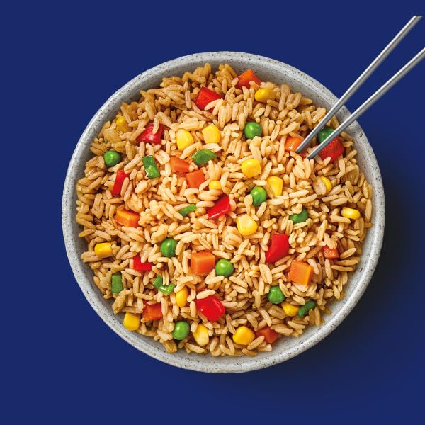BEN S ORIGINAL Street Food Fried Rice with Vegetables, Prepared Entr  e, Microwavable Heat-&-Eat Bowl in 90 Seconds, 9 oz (Pack