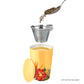 Tea Forte Mango Citron Organic Herbal Tea With Mango And Hibiscus, Makes 35-50 Cups, 3.88 Ounce Loose Leaf Tea Canister