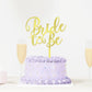Sodasos Mirror Acrylic Bride To Be Cake Topper - Bridal Shower Cake Topper,For Wedding Shower;Engagement;Bachelorette;Hen Party