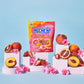 Hi-Chew Infrusions, 7 Mini Stand Up Pouches, 4.24Oz Each | Juicy Blood Orange Stawberry Peach | Unique Fun Soft & Chewy Taffy Candy | Immensely Juicy Fruit Flavors | Individually Wrapped For Sharing