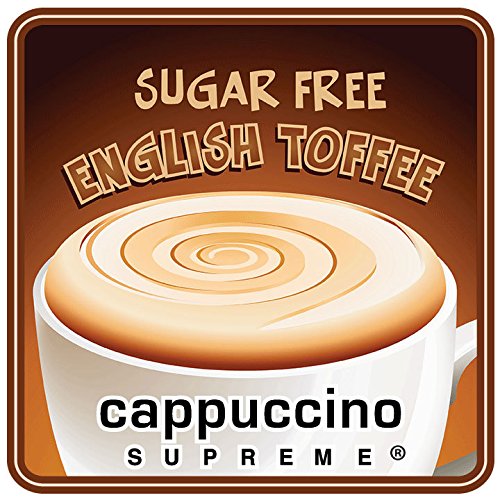 Cappuccino Supreme 1.2 Lb Bag Sugar Free English Toffee Instant Cappuccino Mix