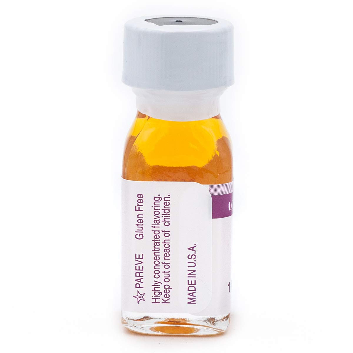 Lorann Peach Ss Flavor, 1 Dram Bottle (.0125 Fl Oz - 3.7Ml - 1 Teaspoon)