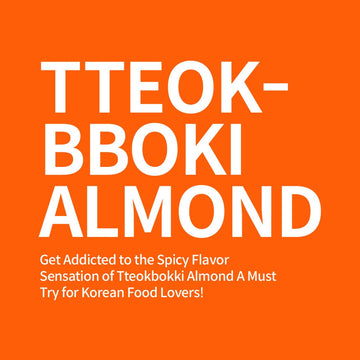 [Official Gilim Hbaf] Korean Seasoned Spicy Tteokbokki Almonds Nut Snack, Korean Rice Cake Chili Sauce | School, Work, Travel Sn