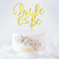 Sodasos Mirror Acrylic Bride To Be Cake Topper - Bridal Shower Cake Topper,For Wedding Shower;Engagement;Bachelorette;Hen Party