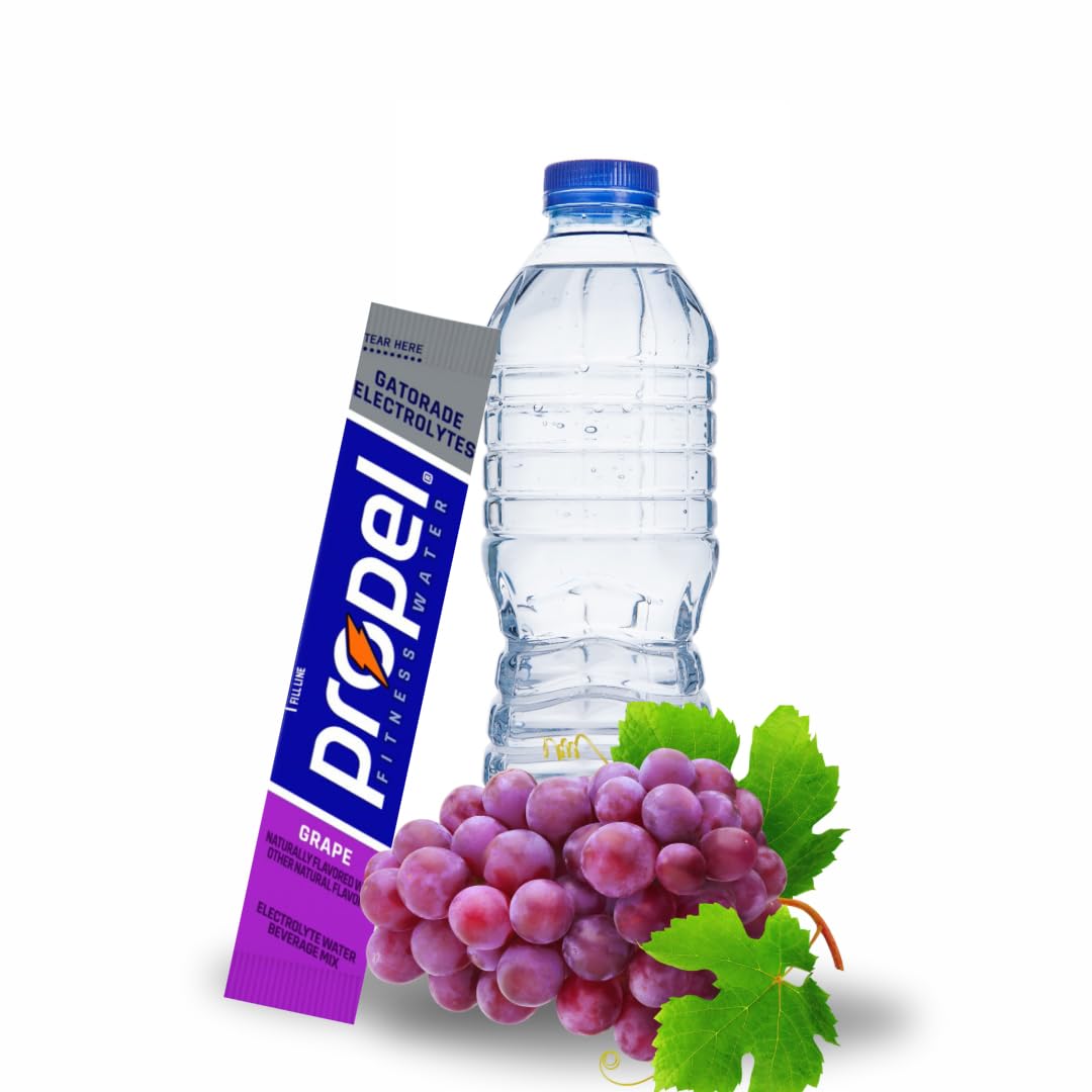 Generic Propel Powder Packets Electrolyte Hydration - Zero Sugar - Electrolyte Water Beverage Mix Powder Packets - Raspberry Lem