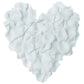 Lzxd 1000 Pieces White Artificial Silk Rose Petals Flower Decoration Wedding Party Color White