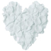 Lzxd 1000 Pieces White Artificial Silk Rose Petals Flower Decoration Wedding Party Color White