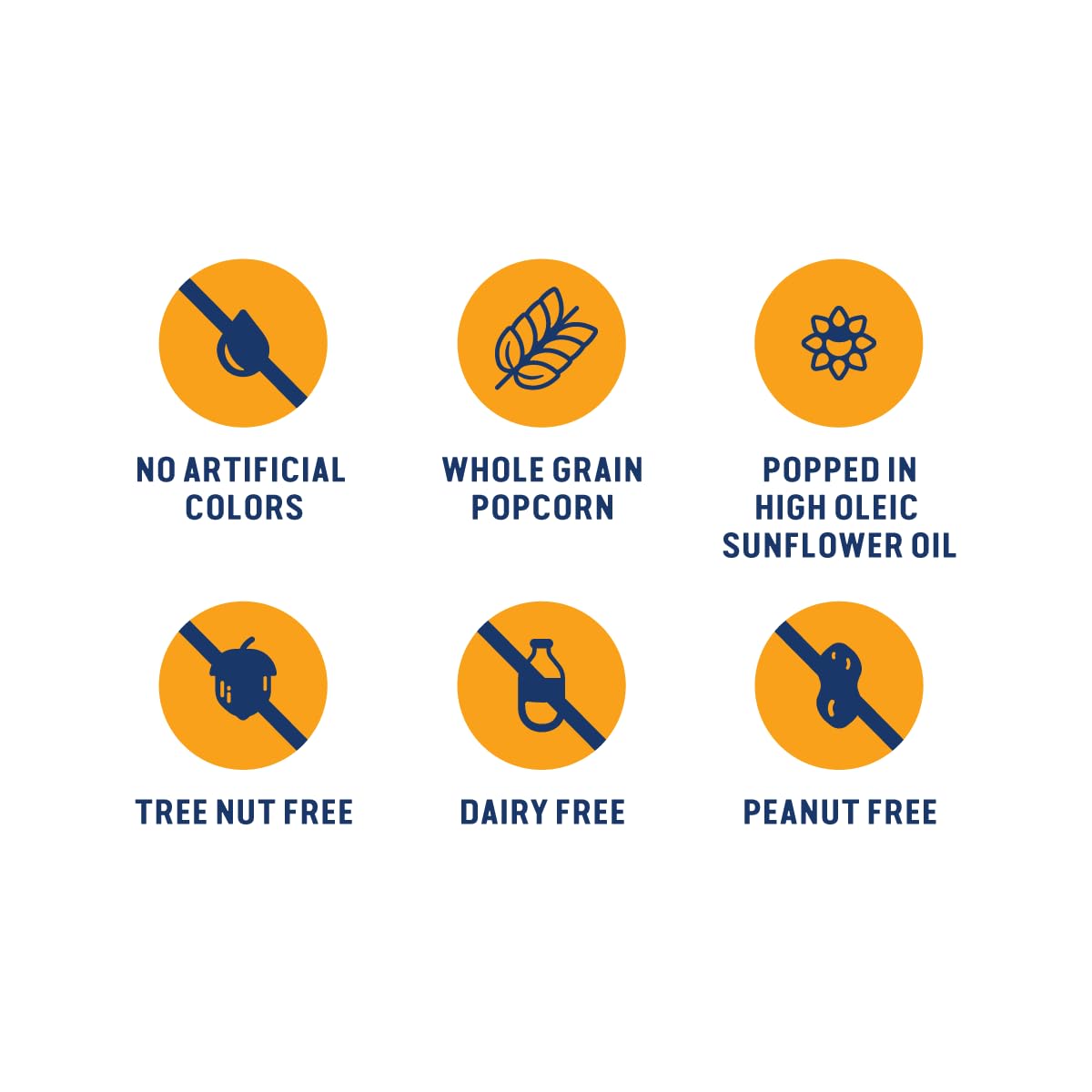 Skinnypop Popcorn, Dairy Free White Cheddar, Gluten Free, Non-Gmo, 0.65Oz Individual Size Snack Bags, 6 Boxes (6 Bags Per Pack)