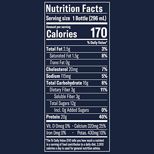 Chobani 20g Low-Fat Greek Yogurt Drink Strawberries & Cream 10 fl oz