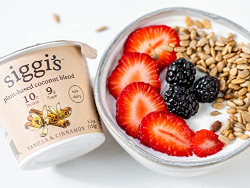 Siggis, High Protein Plant Based Blend Oz, Vanilla Cinnamon, 5.3 Ounce