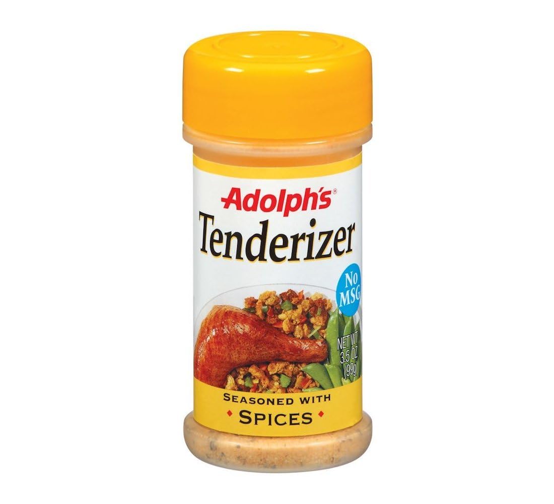 Adolphs Dry Seasoned Tenderizer with Spices, 3.5 Ounce - 12 per case.