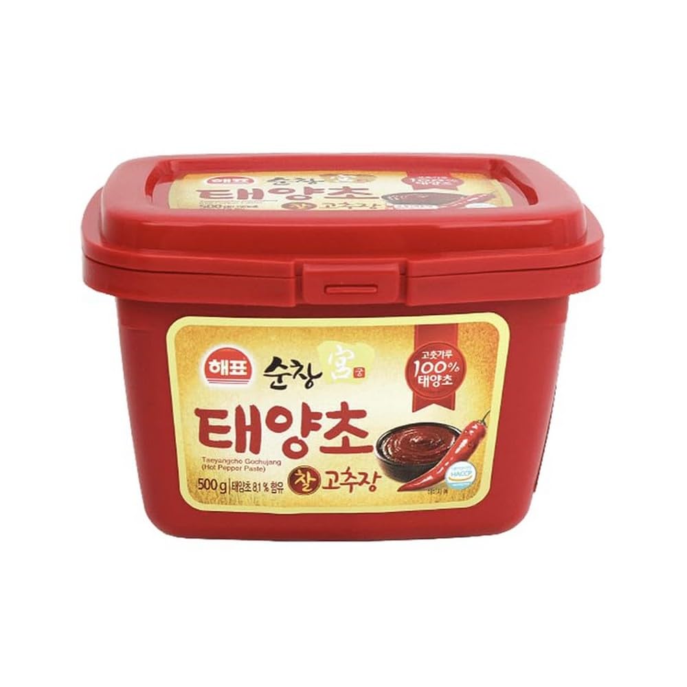 Gochujang Korean Red Chili Pepper Paste, Mild Hot Sauce, Spicy, Sweet And Savory Korean Traditional Fermented Condiment, 1.1Lb (