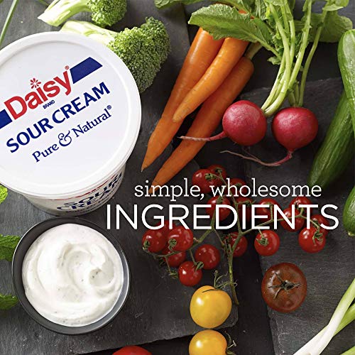 Daisy Pure And Natural Sour Cream, 16 Oz (1 Lb) Tub (Refrigerated)