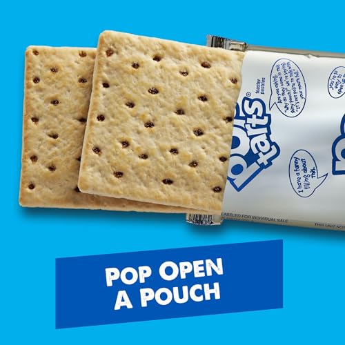 Pop-Tarts Toaster Pastries, Breakfast Foods, Kids Snacks, Unfrosted Brown Sugar Cinnamon (96 Pop-Tarts)