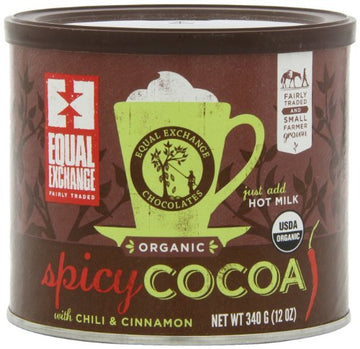 Equal Exchange Organic Spicy Hot Cocoa, 12-Ounce (Pack of 3)