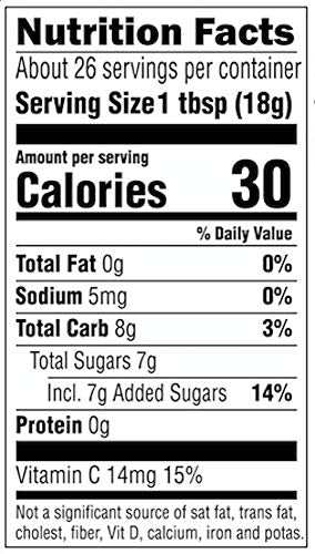 Crofters Peach Organic Premium Spread, 16.5 Oz, 100% Organic, Sweet Fruit Spread