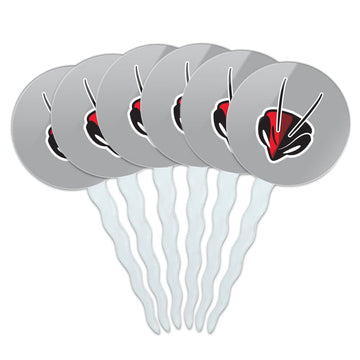University of Lynchburg Secondary Logo Cupcake Picks Toppers Decoration Set of 6