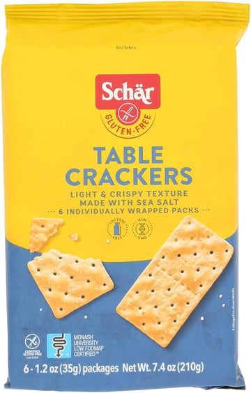 SCHAR, CRACKER GF TABLE WF, 7.4 OZ, (Pack of 5)