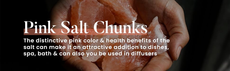 Black Tai Salt Co. Himalayan Salt Rocks, 5 lbs Edible, Natural Pink Crystals, 1-3 Size