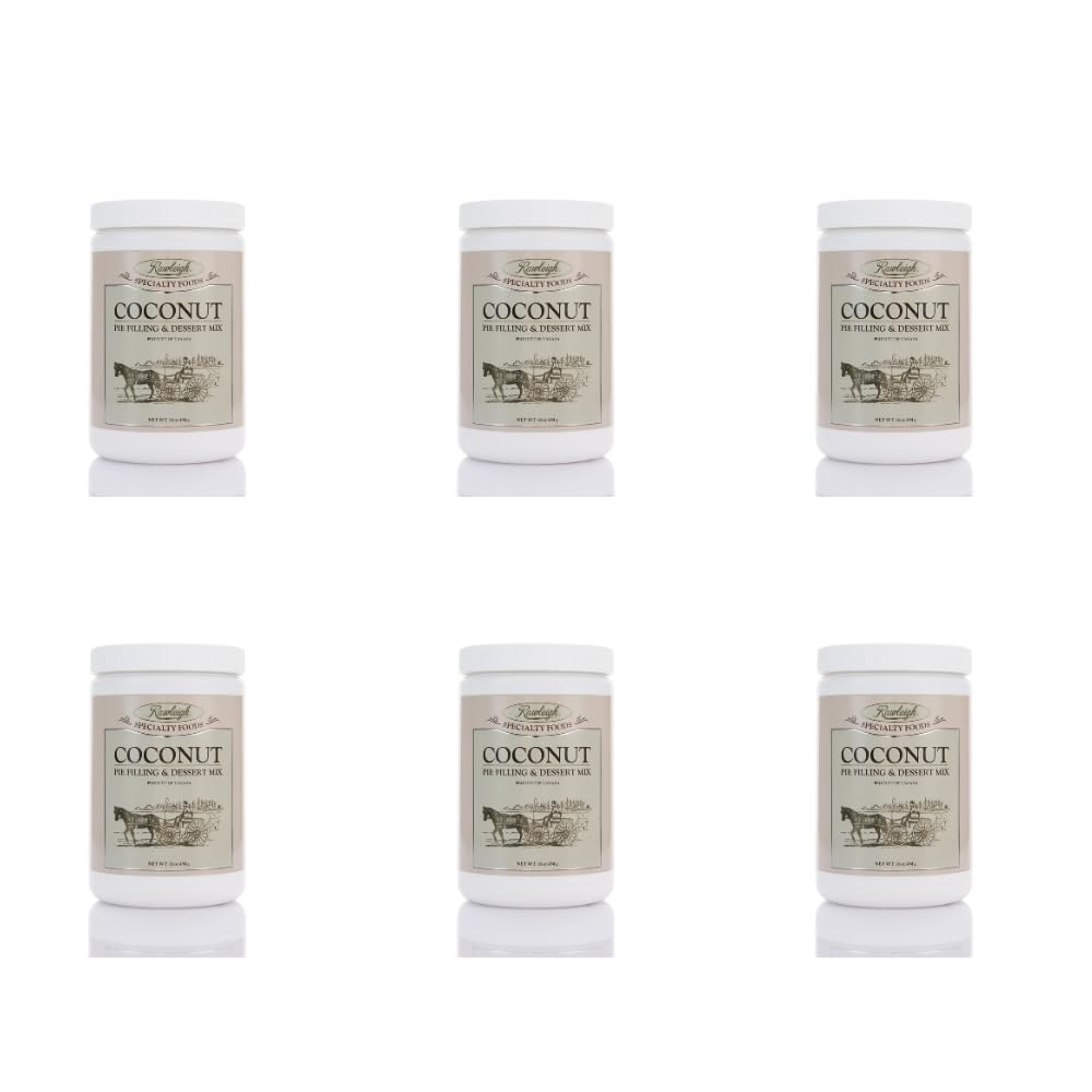 Rawleigh Coconut Pie Filling & Dessert Mix: 16 Oz / 454G - Pack Of 6