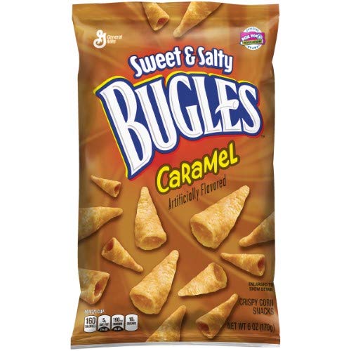 Bugles Sweet And Salty Caramel Snacks (Pack Of 4)
