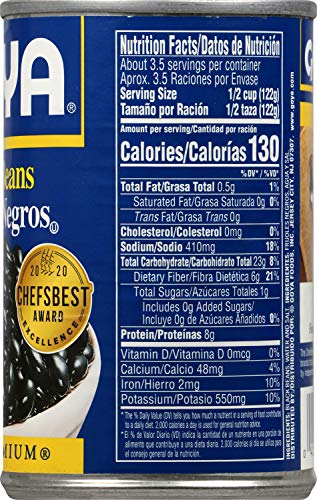 Goya Foods Black Beans, 15.5 Ounce (Pack Of 24)