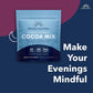 Mindful Evening Sugar Free Cocoa Mix Natural Sleep Aid  40 Servings  Melatonin 3mg  L-Theanine  GABA dietary products  Natural Calm Sleep Support Stress Relief Calm Sleepy Cocoa Nighttime Hot Chocolate