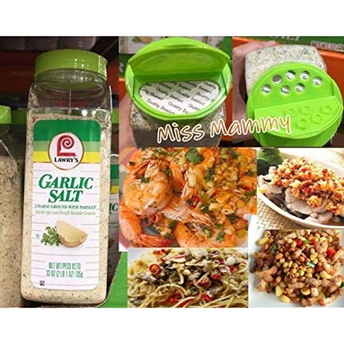 Lawrys Garlic Salt, 33 Ounce (Pack of 2), Seasoning Blend, Model 111894