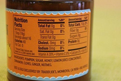 Trader Joe'S Pumpkin Butter, 2 Jars, 10 Ounces Each