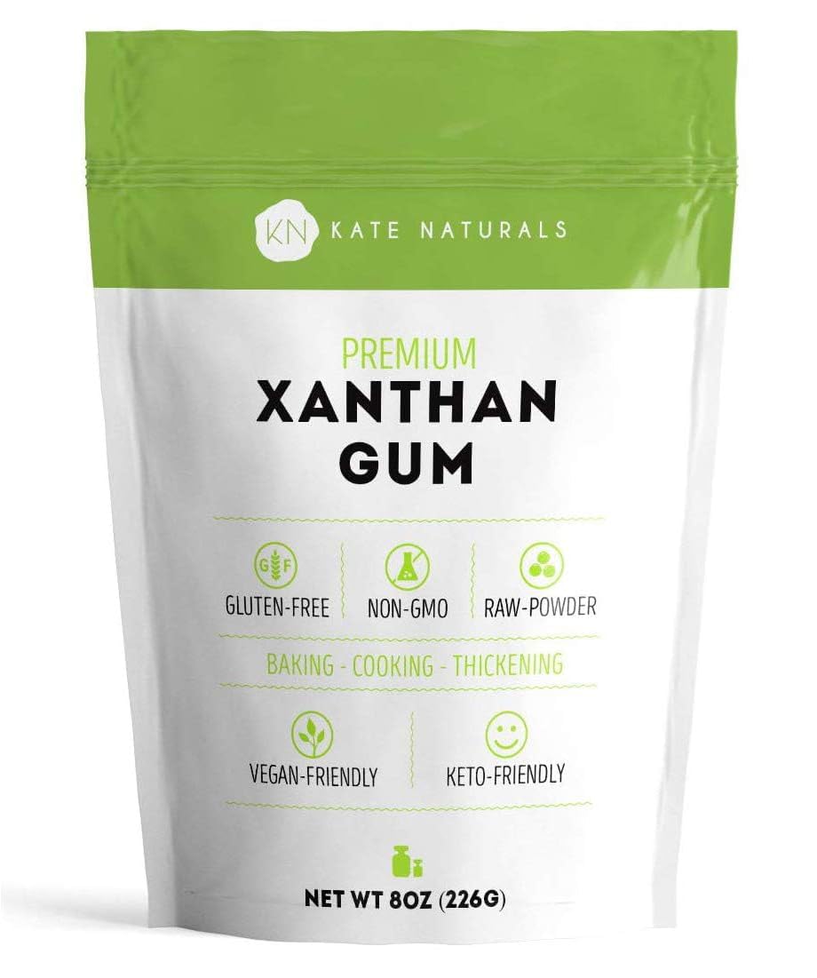 Kate Naturals Xanthan Gum for Baking & Thickening, Gluten Free, 8oz
