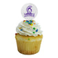 Winona State University Secondary Logo Cupcake Picks Toppers Decoration Set Of 6