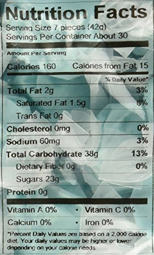 Sweets Salt Water Taffy, Cotton Candy, 3 Pound