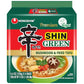Nongshim Ramen Noodles, Gourmet Instant Ramen, Premium Microwavable Noodle Soup, Vegan Shin Green, 16-Pack