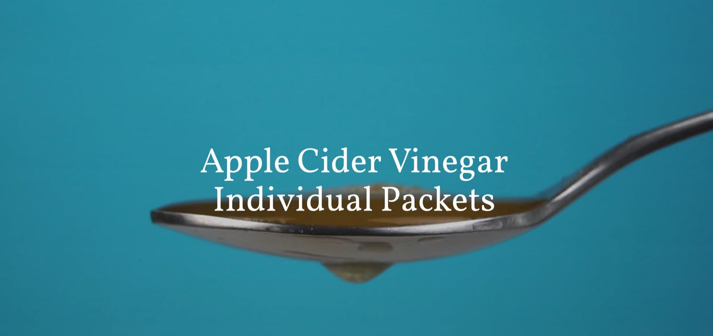 Crait Apple Cider Vinegar Packets – 75 Individual 0.5 Fl Oz Packets with the Mother for Morning Drinks