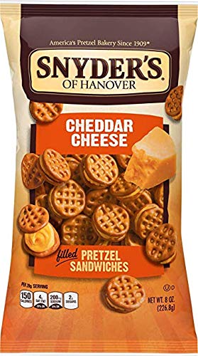 Snyder s of Hanover Pretzel Sandwiches - Cheddar Cheese - 8 oz - 2 pk