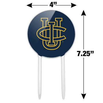 GRAPHICS & MORE Acrylic Cake Topper - UC Irvine Logo, Multi-Color, One Size for Weddings, Anniversaries, Birthdays, Graduations