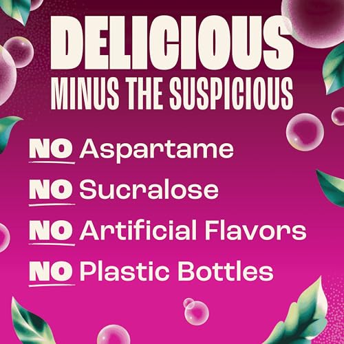 Zevia Zero Sugar Soda, Cran-Raspberry, 12 Oz Cans (6-Pack) - Naturally Sweetened, Zero Calorie Sugar Free Soda - Non-Gmo Project
