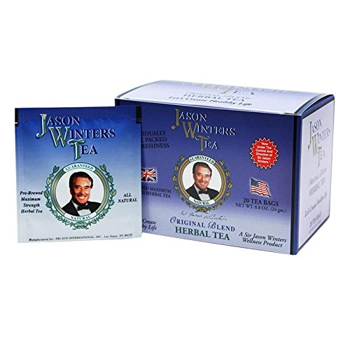 Jason Winters Herbal Tea Bags with Sage, 20 Count, Original Blend, Pack of 1
