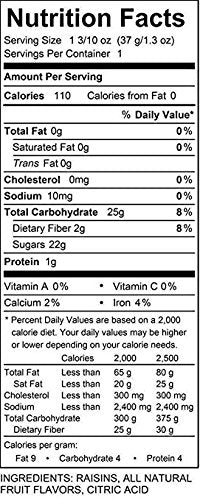 Amazin' Raisin Orange Flavor Infused Raisins Snack Pack - 12 Count Healthy Snack, Naturally Sweet & Delicious Dried Fruits
