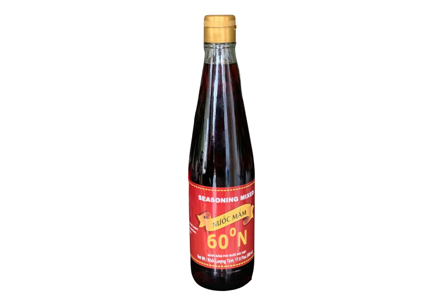1 Pack - 60N Phu Quoc Premium Fish Sauce - Nuoc Mam Phu Quoc Dam Dac 60 Do Dam - 17 Oz