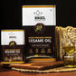 Rigel Spices Cold Pressed Sesame Oil | Gingelly Oil | Naturally Processed | (5L Can (169 Fl Oz))