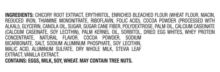 Fiber Now 70 Calorie Chocolate Fudge Cake Bars, 6 ct On the Go Low Carb (5g Net) Snack Snacking Food Treat, Millville 5.29oz Box