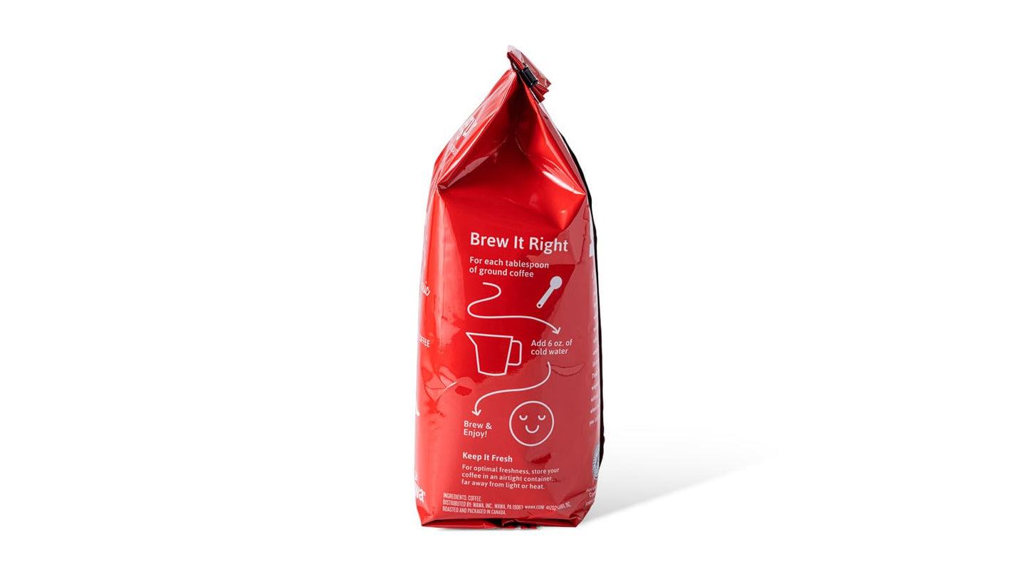 Wawa Regular Mild Roast Ground Coffee, 12 Oz.