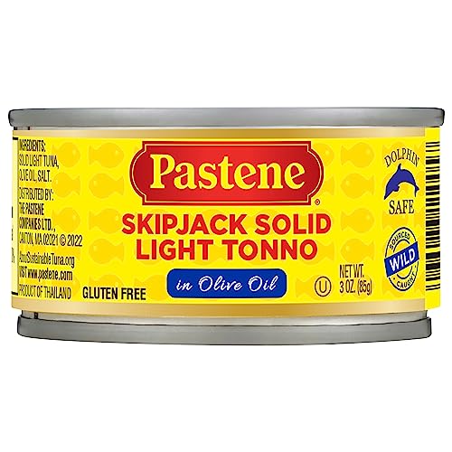 Pastene Tonno Tuna in Olive Oil, 3 Ounce (24 Pack)