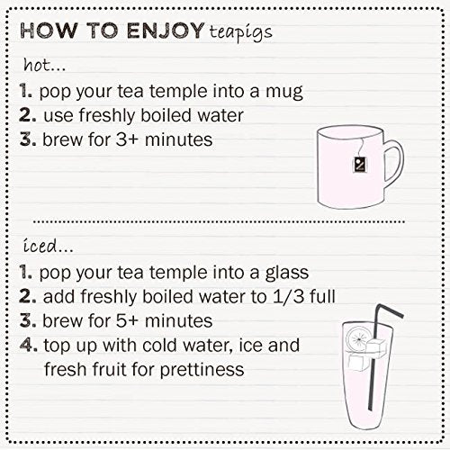 Teapigs Super Fruit Tea Bags, Caffeine-Free, 50 Count (Pack of 1), Natural Ingredients, Model 5416