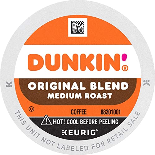 Dunkin' Original Blend Medium Roast Coffee, 44 Keurig K-Cup Pods