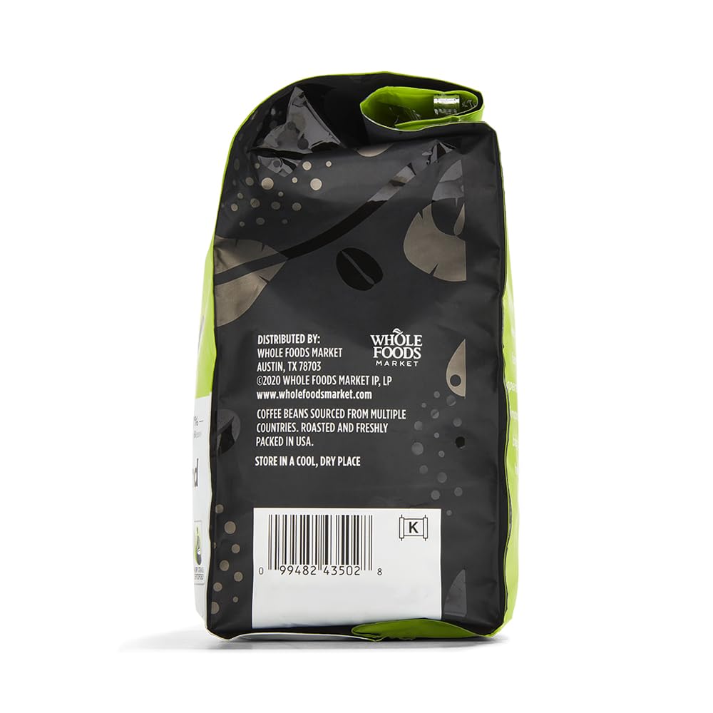 365 by Whole Foods Market, Hometown Blend Whole Bean Coffee, Medium-Light Roast, 24 Ounce